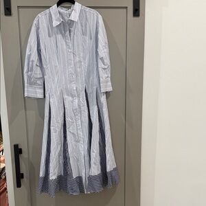 Striped Long Sleeve Dress